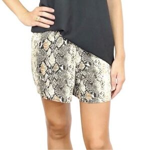 Women's Snake Print Shorts